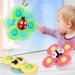 NARRIO Suction Cup Spinning Top Toy - Baby Gifts Idea Multicolored