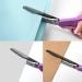 JYTUUL 9.25 Inch Pinking Shears  Sharp Stainless Steel Zig Zag Scissors for Fabric Paper Leather  Comfort Grip Handled Professional Fabric Craft Sewing Dressmaking Scissors (Serrated  Purple) - Buy Online on GoSupps.com