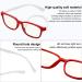 Getino Kids Blue Light Glasses | Anti Eyestrain & Glare Protection for Ages 3-12 | Red White Computer Gaming Glasses for Boys and Girls - Buy Online on GoSupps.com