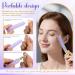 PACKOVE Tube Cosm tique Contour des Yeux Vide 20Ml Violet Mat Applicateur Massage en Alliage de Zinc Dor Tube Rechargeable Portable pour Soins Peau et Huiles Essentielles Voyage - Buy Online on GoSupps.com