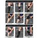 Serious Steel Fitness Black Label Neoprene Knee Sleeve - 7mm High Compression | Weightlifting, Powerlifting, Strongman Training | Size: Medium (14-15) - Buy Online on GoSupps.com