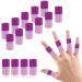 Ednyzakrn 20 pieces finger protection in the event of injury finger bandage finger bandage stretchable fingerfash for trigger finger arthritis swelling basketball finger protection unit size purple pink 20