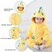 Doladola Unisex Kid's Flannel Animal Hooded Rompers Jumpsuit - Yellow Shark, 0-3 Months - Buy Online on GoSupps.com