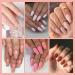 ROSALIND Clear Pink Poly Nail Gel Set - 6 PCS Poly Extension Gel Color Packs - Professional Poly Builder Gel for Nail DIY - Easter Poly Nail Art Design - Buy Online on GoSupps.com