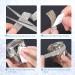 Silver Self Adhesive Rhinestone Strips - Diamond Bling Crystal Ribbon Sticker for Crafting & Decorating - 0.45 x 3 Yards - Buy Online on GoSupps.com