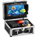 Eyoyo Underwater Fishing Camera 7 inch LCD Monitor Fish Finder Waterproof 1000TVL Fishing Camera 12pcs Infrared Lights for Lake, Boat, Ice Fishing