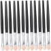 Ciieeo 48pcs Eyeshadow Brush Hand Tools Portable Paint Eye Shadow Brush Plastic Handle Mix