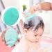 Eycikafa Baby Hair Brush Set - Gentle Goat Bristles for Newborns & Toddlers - Cradle Cap Treatment - 2pcs (Green) - Buy Online on GoSupps.com