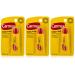 Carmex Lip Balm Tube Classic Medicated 0.35 Ounce 3 Count (10.3ml) 3 Count (Pack of 1)