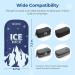 AUVON Insulin Cooler Travel Case Ice Packs - Reusable 180G Gel, 8-10h Cooling, Cold & Hot Therapy, Pain Relief - 2 Packs - Buy Online on GoSupps.com