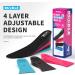 Invisible Height Increase Insoles - Adjustable Inserts for Leg Length Discrepancy & Heel Pain (US4.5-9) - Buy Online on GoSupps.com