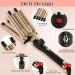 5 Barrel Curling Iron Wand - Ceramic Tourmaline Fast Heating Adjustable Temperature Portable Hair Waver Crimper (Champagne) - Perfect for International Shipping - Buy Online on GoSupps.com