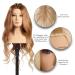 L'IMAGE ELENA Blonde Styling Head | 50 cm Real Hair & Eyelashes | International Shipping Available - Buy Online on GoSupps.com
