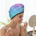 Hair Towel Wrap - Quick Drying Turban with Button | Multicolor Glitter Hair Drying Towel for Fast Absorption - Buy Online on GoSupps.com