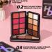 Eyeshadow Palette Blush and Highlighter Palette 16 Colors Cream Texture Long-Lasting Bronzing Powders and Foundation for All Occasions Parties Travel - Buy Online on GoSupps.com