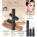 Go Ho 2 Colors Contour Stick - 2 in 1 Double-sided Concealer Stick Highlighter | Long-lasting Waterproof 3D Face Makeup Cream | 01# Ivory and Dark Brown - Buy Online on GoSupps.com