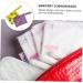Alipis Hygiene Bag 2 Pcs - Portable Menstrual Pad Organizer & Makeup Bag - Assorted Colors 18x13.5x0.2cm - Buy Online on GoSupps.com