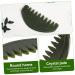 Magiclulu 3-Pc Portable Jade Comb Set | Scalp & Head Massage Device | Natural Jade Gua Sha Hair Care - Buy Online on GoSupps.com