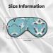 Flying Cranes Soft Sleep Eye Mask | Female Breathable Eye Patch for Travel & Relaxation - Shop Now - Buy Online on GoSupps.com