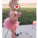 PythJooh Baby Girl Tutu Bloomers Set | Ruffle Pettiskirt with Nappy Cover | Photo Props | Pink | 0-2 Years - Buy Online on GoSupps.com