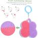 KOMBIUDA Facial Cleansing Brush exfoliator Silicone Brush for face Silicone Facial Cleansing Brush face wash Brush Silicone face Scrubber for Women face Brush Bath Brush Silica Gel The face 7x7cm As Shown - Buy Online on GoSupps.com