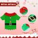 Funny Christmas Elf Costume for Dogs - Deluxe Holiday Outfit with Belt | Perfect for Medium Pets | Festive Dog Cosplay Shirt - Buy Online on GoSupps.com