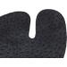 Premium Leather Flip Flops with Self-Adhesive Forefoot Pad - Prevent Skin Abrasion & Enhance Comfort (Black) | International Shipping Available - Buy Online on GoSupps.com