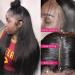 22 13x4 HD Lace Front Human Hair Wig for Women - Pre Plucked, Natural Black with Baby Hair, Straight Real Hair Wig - 100% Human Hair - Buy Online on GoSupps.com