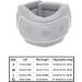 Adjustable Memory Foam Cervical Spine Ruff - Comfortable Neck Support Collar for Pain Relief - Buy Online on GoSupps.com
