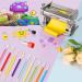 Polymer Clay Roller Machine Set with Adjustable Thickness Settings - Includes 9 Shaping Tools and 15 Cutters for DIY Crafts - Buy Online on GoSupps.com
