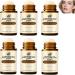 ZHJZGS Set of 6 bottles of firming grape seed oil to firm brighten and moisturize skin 10ml glass roll-on bottle for face and neck increases elasticity