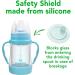Green Sprouts Glass Sip & Straw Cup in Light Lime - 6 Months+ | Eco-Friendly Baby Cup - Buy Online on GoSupps.com