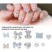Nail Resin Decoration Bear Nail Art Decor Bear Cute Shiny Delicate Bow Bear Shaped for Nail Ornament Accessories for Home and Nail Salon Nails Bead Charm Gems for Manicure Craft Art - Buy Online on GoSupps.com