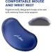 Doctor Developed Ergonomic Wrist Rest - Blue | Perfect for Mouse & Keyboard Use | Enhance Wrist Health & Posture | Dr Arthritis - Buy Online on GoSupps.com