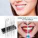 Dental Hygiene Kit - Stainless Steel Plaque Remover Set for Adults, Kids, and Pets - Includes Tongue Scraper, Mirror, and Probe - Portable Oral Care Tools with Case - Buy Online on GoSupps.com