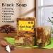 Black Soap - Skin Clean Soap Bar - Face Cleanser Black Soap - Oil Cleansing Washing Moisture Hydrate - Organic Improve Tone Dullness Reduce Dryness Refresh - Enhance Elasticity Shrink Pore Antioxidant - Buy Online on GoSupps.com