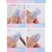 EBANKU 20 PCS Gel Nail Strips Nail Gel Polish Strips Full Wraps Adhesive Gel Nail Stickers with Nail File and Stick(UV/LED Lamp Required) (2) - Buy Online on GoSupps.com