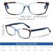 DOOViC Women's Blue Light Blocking Reading Glasses 1.75 Strength - Stylish Design, 4 Colors - Buy Online on GoSupps.com