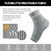 AVIDDA Plantar Fasciitis Compression Socks for Arthritis Pain Relief - Grey, Size L - Buy Online on GoSupps.com