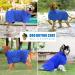 Buy Dolahovy Microfiber Dog Bathrobe Towel - Adjustable Super Absorbent Fast-Drying Coats for Small Medium & Large Dogs - XL Blue - Buy Online on GoSupps.com