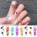 3D Flower Nail Charms 6 Grids Rhinestones for Acrylic Nails - Floral Nail Art Charms with Gold Silver Beads - DIY Nail Decorations - Buy Online on GoSupps.com