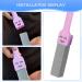 Pumice Stone Toilet Brush Set - 3 Pieces with Handle for Effective Toilet Cleaning | Gray & Pink | International Shipping Available - Buy Online on GoSupps.com