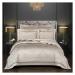 100% Egyptian Cotton Duvet Cover Set 4Pcs Queen King Bedlinens Covers Soft (6pcs King)