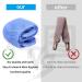 Silicone Back Scrubber for Shower - Long Bath Body Brush for Exfoliation and Hygiene (Blue) - Buy Online on GoSupps.com