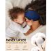 LC-dolida Bluetooth V5.3 Sleep Mask for Side Sleeper | 100% Blackout Eye Covers with Headphones | 14 Hours Playtime | Zero Pressure Sleeping Mask | Includes Travel Bag & Earplugs | Indigo Blue - Buy Online on GoSupps.com