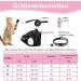 Adjustable Cat Dishes Set - Breathable Mesh & Soft Lining for Cats Kittens Dogs & Puppies (XS Black) - Ideal for International Shipping - Buy Online on GoSupps.com