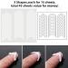 2000-Piece Self-Adhesive French Manicure Nail Art Stickers - DIY Decoration Stencil Tools with 3 White Half-Moon Designs - 45 Sheets - Buy Online on GoSupps.com