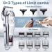 KIKIDO Hair Clippers Professional Cordless for Men Trimmer Beard Kits Men's Grooming Set with LCD Display Electric Shavers Razor for Barber Grooming Family Home (Sliver-3) - Buy Online on GoSupps.com