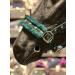 Equipride Horse Print Faux Lined Nylon Headcollars with Matching Lead Rope Green (Mini Shetland) - Buy Online on GoSupps.com