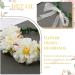 Zoestar Light Up Flower Headband Bridal Crown Headbands LED Floral Wreath Headpiece Luminous Festival Party Hair Accessories for Women and Girls (White) - Buy Online on GoSupps.com